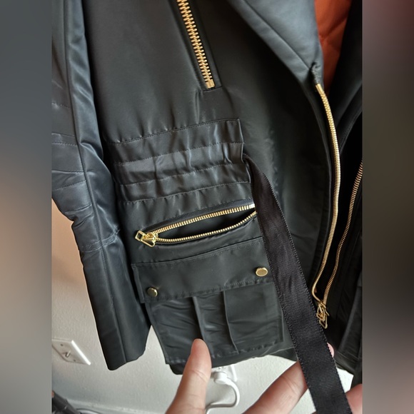 Veronica Beard Nylon Utility Jacket Navy Size 6 - Picture 6 of 7